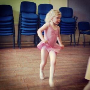 Stina at her Ballet 